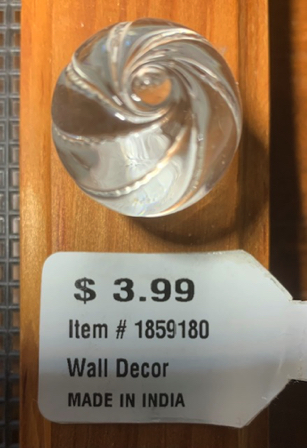 May 21 - Crystal knobs from Hobby Lobby to enhance a necklace display. May 21 - Crystal knobs from Hobby Lobby to enhance a necklace display.